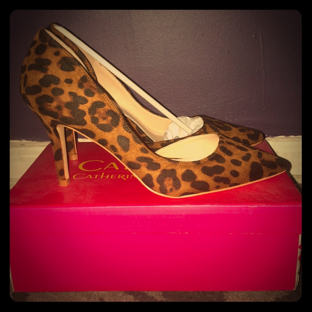 Brand New! Never worn Leopard heels!!!!